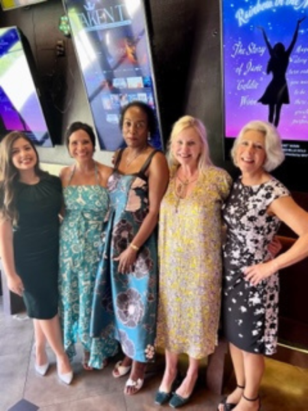 Movie Premiere for Rainbow in the Night: The Life Story of Jane Goldie Winn (Pic: Grace, Ivette, Sonia, Kelly and Toni June 4, 2023 Movies of Delray Beach Premiere Location